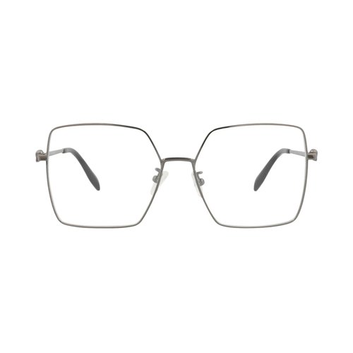 Alexander McQueen Square-Frame Metal Optical Frames - AM0276O30009376001