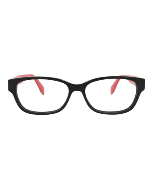 Alexander McQueen SquareFrame Acetate Optical Frames - Black Black Transparent (Am0344O/30011495/003)