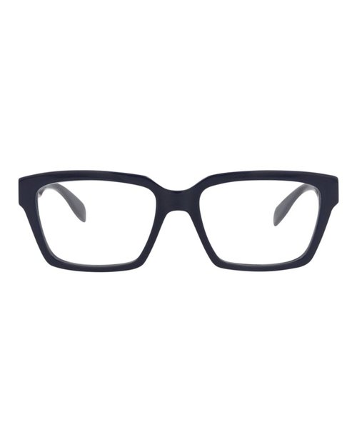 Alexander McQueen SquareFrame Acetate Optical Frames - Blue Blue Transparent (Am0332O/30011492/004)