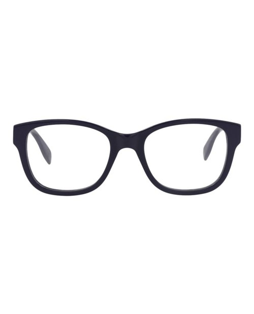 Alexander McQueen SquareFrame Acetate Optical Frames - Blue Blue Transparent (Am0350O/30012328/004)