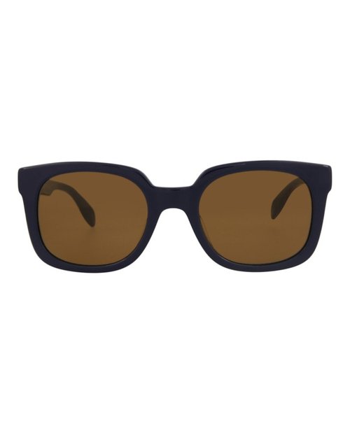 Alexander McQueen SquareFrame Acetate Sunglasses - Blue Blue Brown (Am0348S/30012327/004)