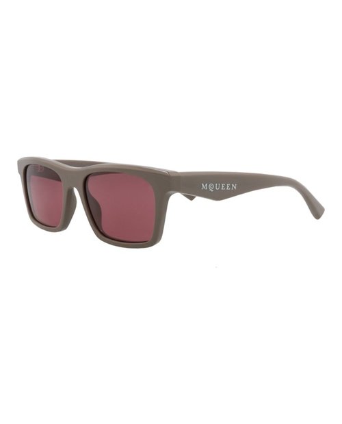 Alexander McQueen SquareFrame Recycled Acetate Sunglasses - Brown Brown Violet (Am0472S/30015681/003)