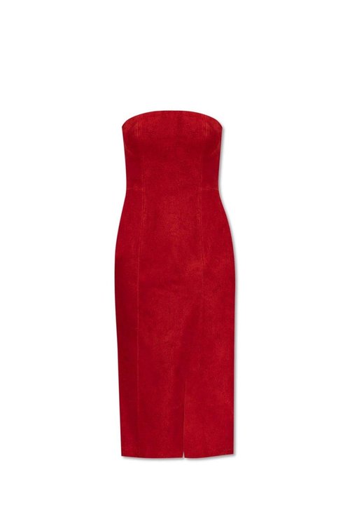 Alexander McQueen Strapless Midi Dress - 817923Q5APB6060