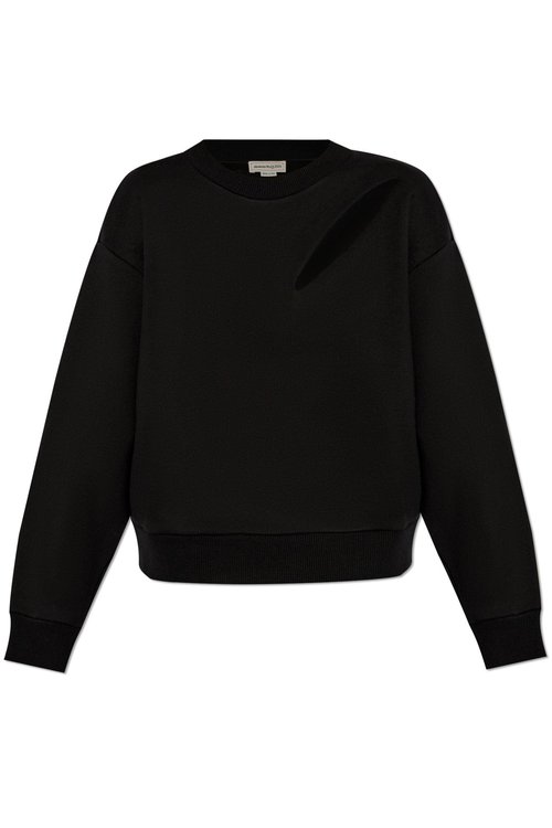 Alexander McQueen Sweatshirt With Logo - 794769QLAC81000