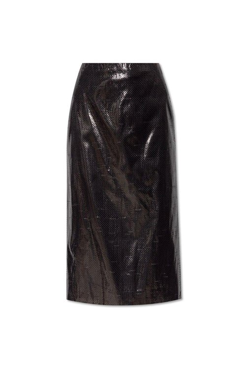 Alexander McQueen Tarpaulin Pencil Skirt - 808575QBACW1000