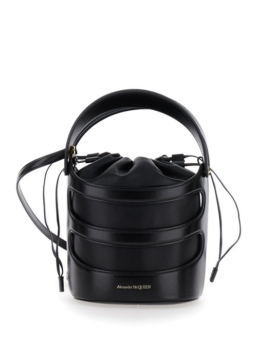 Alexander McQueen The Rise Bucket Bag - Black - 7871261VPGI1000