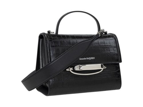 Alexander McQueen The Story Shoulder Bag - Black