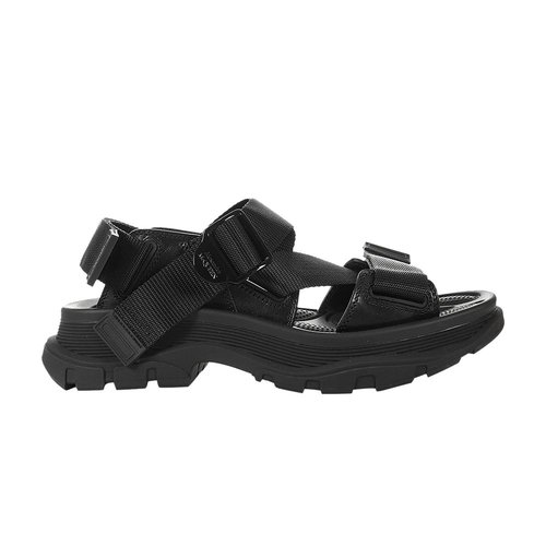 Alexander McQueen Tread Sandal - Black - 667285W4R511000
