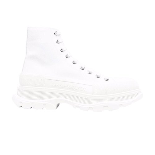 Alexander McQueen Tread Slick Boots - White - 604254W4MV29000