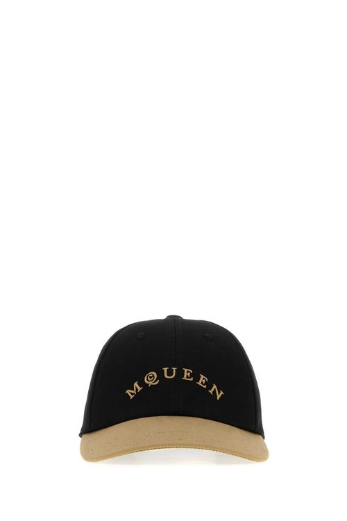 Alexander McQueen Two-tone Cotton Baseball Cap - 8468054105Q1079