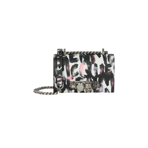 Alexander McQueen Watercolor Graffiti Shoulder Bag - Multicolor - 653134DYT348490