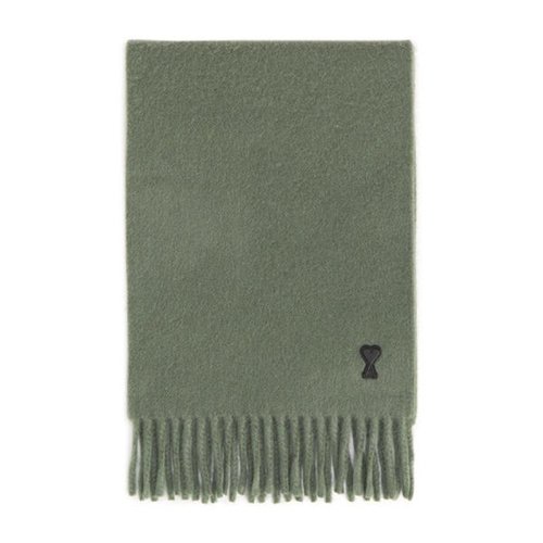 Ami Paris Ami de Coeur Thom Browne Super 120S Twill Necktie - Navy Blue - USF421AW00594012