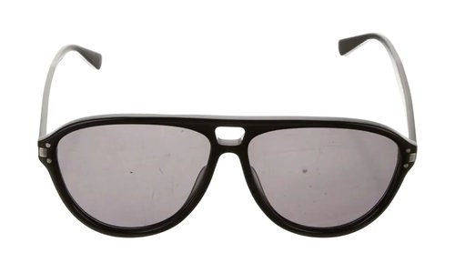 AMIRI Aviator Logo Sunglasses XA41764AC BBS - XA41764ACBBS