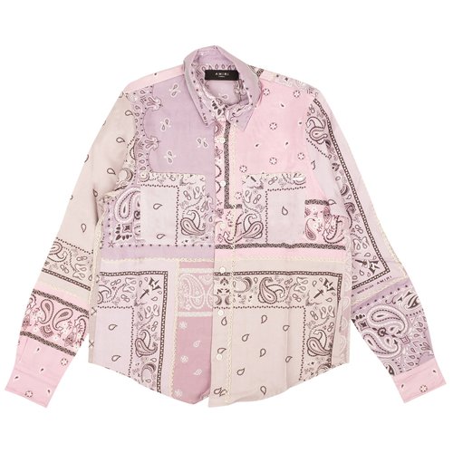 AMIRI Bandana Reconstructed Flannel Shirt - Y0W06472PD