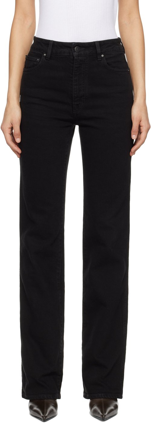AMIRI Black MA Quad Patch Slim Jeans - Black OD - AWDNSM1002