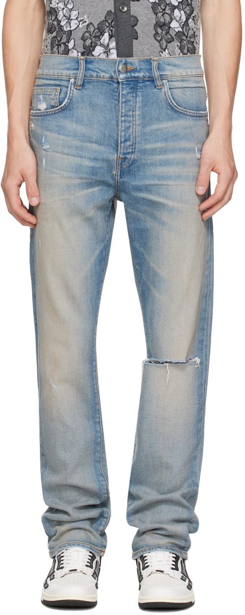 AMIRI Black Slash Slim Jeans - Black OD - AMDNSM1002