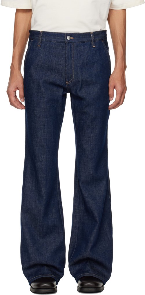 AMIRI Raw Boot Cut Jean - Raw Indigo - AMBMJE1111