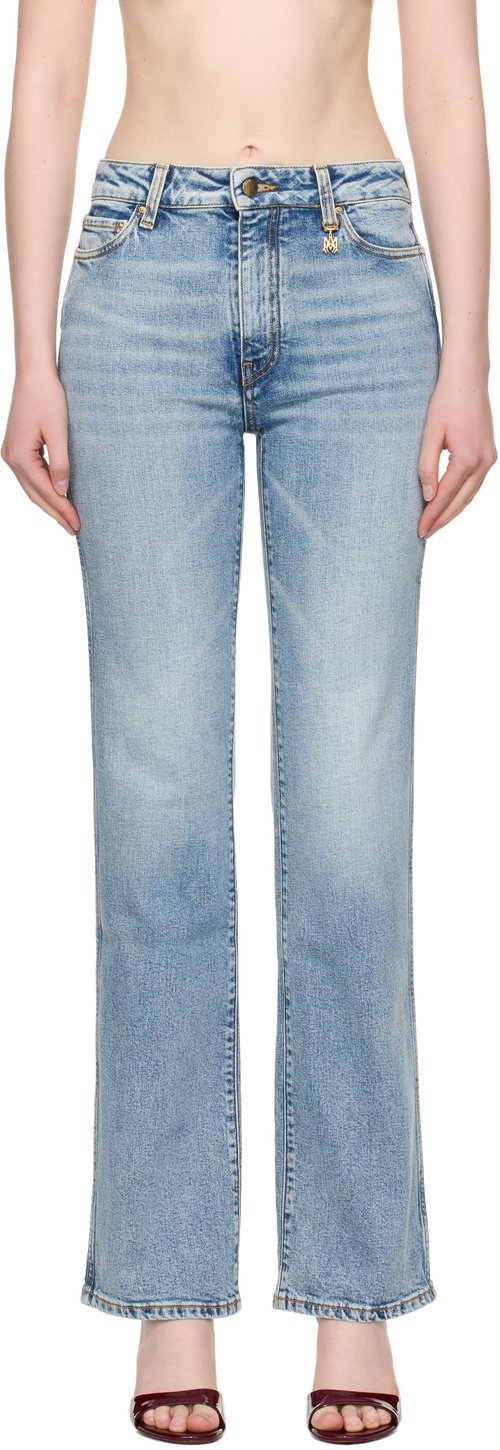 AMIRI Blue Slim Jeans - Stone Indigo - AWDNSM1003
