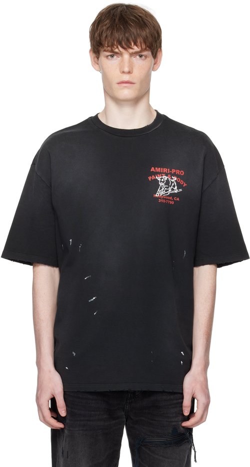AMIRI Bull Oversized Tee - Black - AMJYTE1229