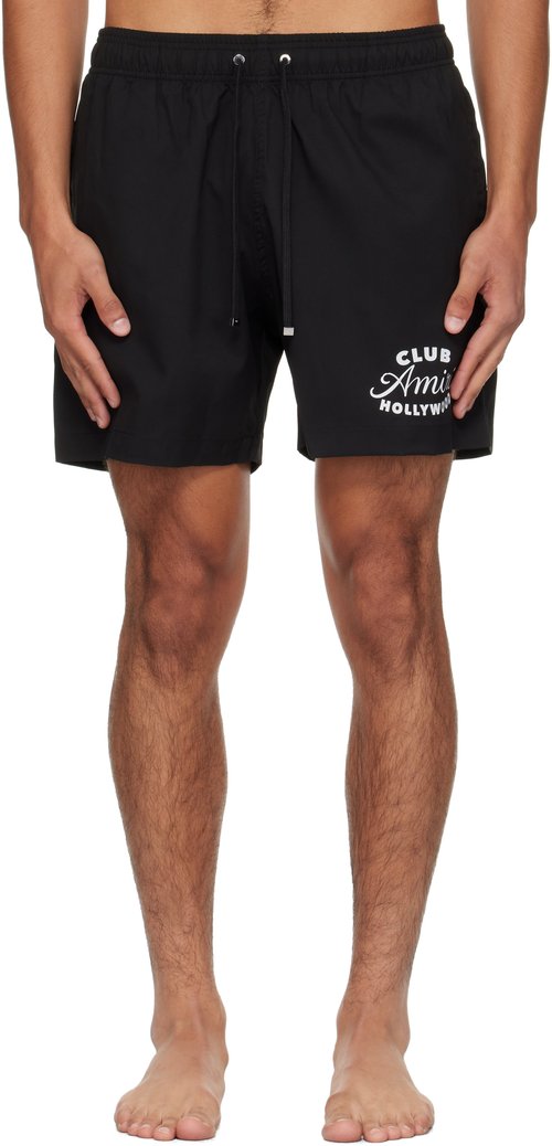 AMIRI Club AMIRI Swim Trunk - Wine - AMSWTK1045