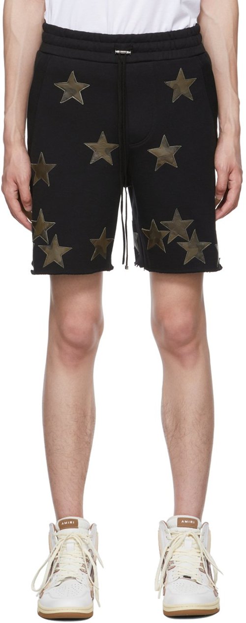 AMIRI Chemist Star Shorts - Black - PF22MJP002
