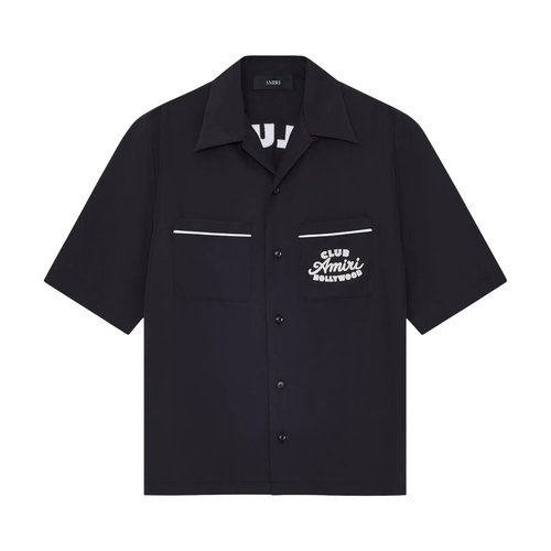 AMIRI Club AMIRI Camp Shirt - Black - AMSTCA1194