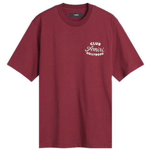 AMIRI Club AMIRI Tee - Wine - AMJYTE1254