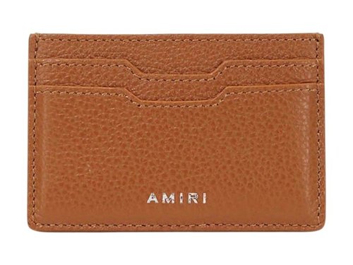 AMIRI Core Logo Card Holder - Brown