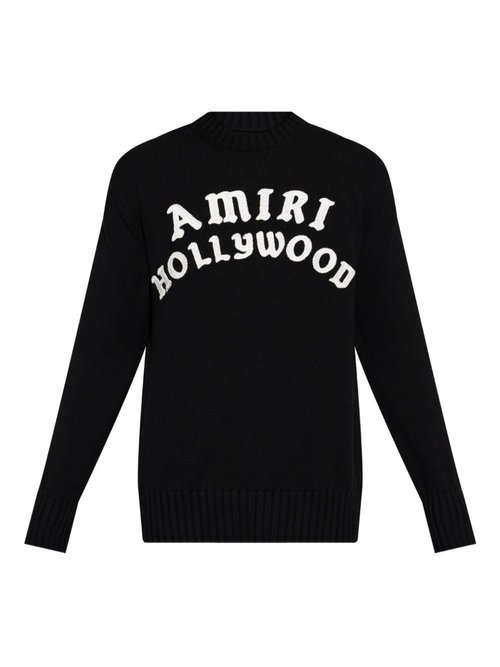 AMIRI Hollywood Sweater With Embroidery - AMKNCW1094001