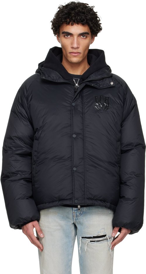 AMIRI Hooded Down Jacket - Black - AMOUDO1002