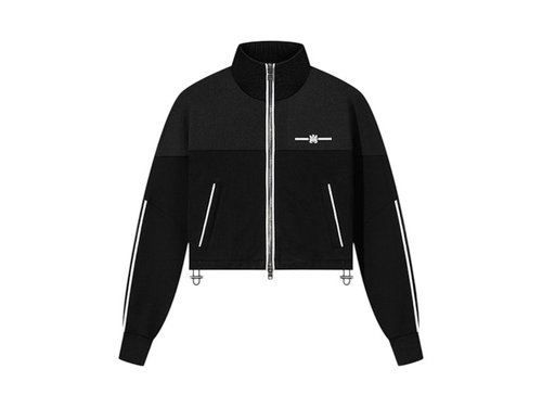 AMIRI Hybrid Track Jacket - Black - PS23WJF005