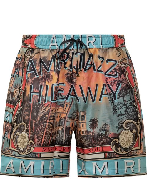 AMIRI Jazz Hideaway Short | Multi-Color | Size XXL - AMSHCA1084