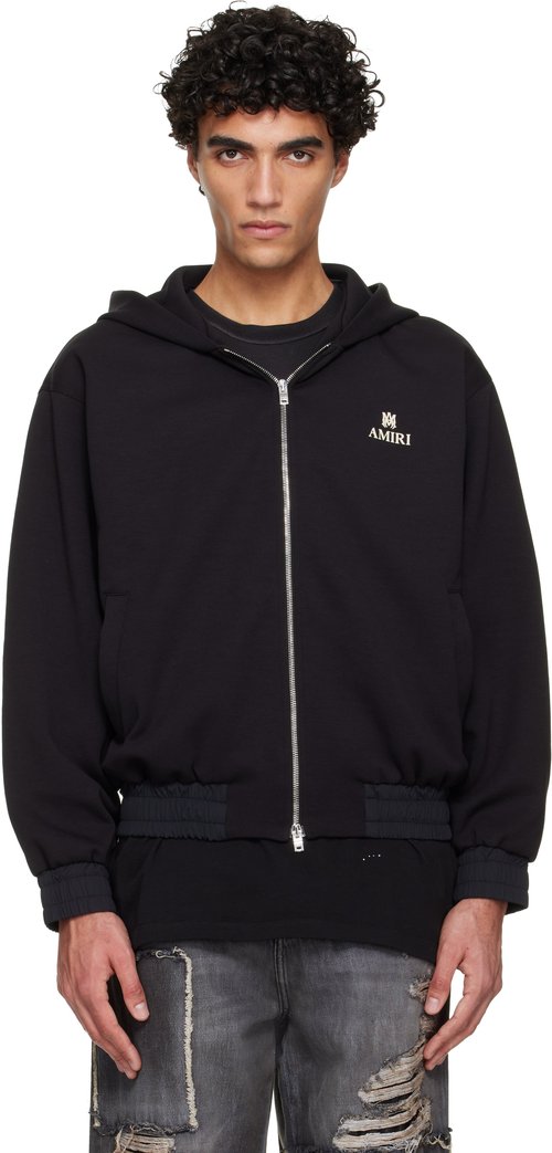 AMIRI MA Hooded Jacket - Black - AMOUJA1008
