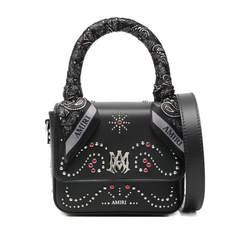 AMIRI Micro MA Stud Bag - Black - AWHABA1035