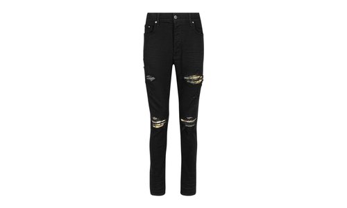 AMIRI MX1 PLAID Aged Straight-Fit Jeans - MDS001 018