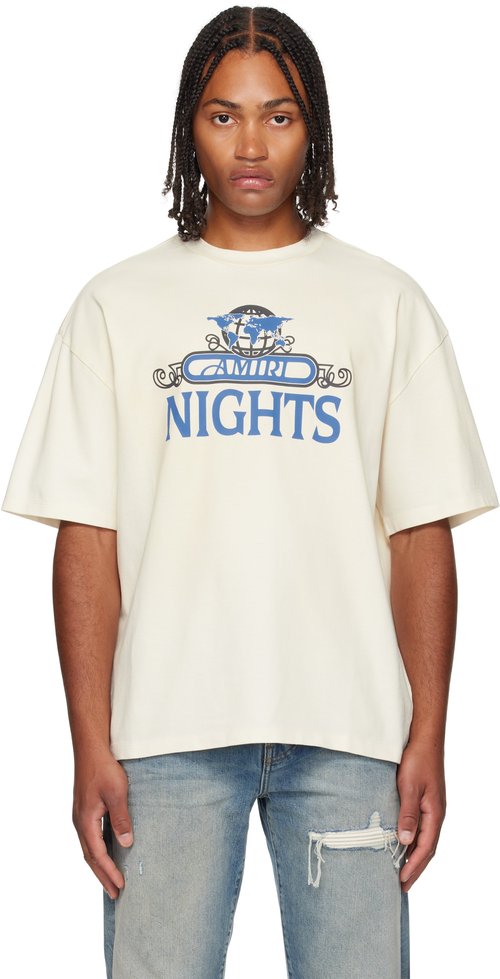 AMIRI Nights Oversized Tee - Black - AMJYTE1207