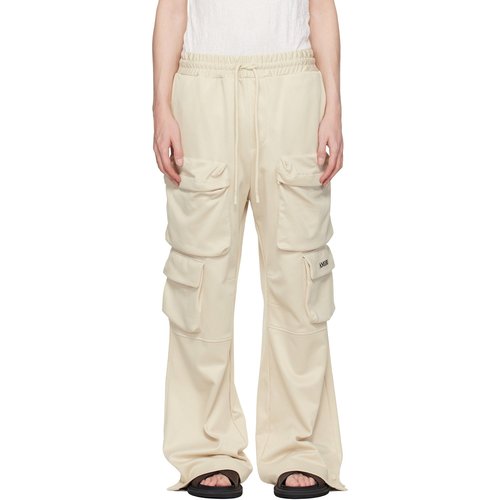 AMIRI Off-White Multi Pocket Cargo Pants - Alabaster - AMBMPA1074