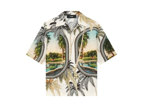 AMIRI Paradise Bowling Shirt - Multicolor - AMSTCA1162