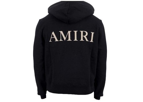 AMIRI Puff Logo Hoodie - Black - AW22MJL011