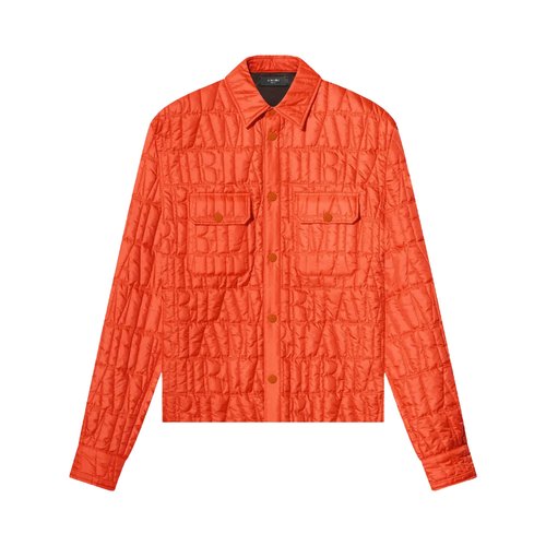 AMIRI Quilted Logo Overshirt - PS22MSL011