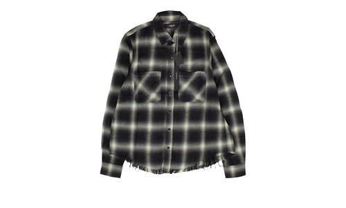 AMIRI Shadow Plaid Blouse - AMRXTPS0226