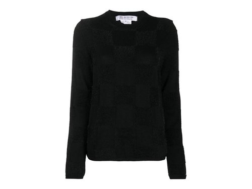 AMIRI Solid Fringe Sweater - Black - GP-N015-051BLACK