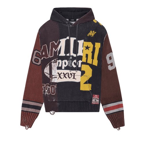 AMIRI Spliced Hoodie - Multicolor - AMTOKN1020