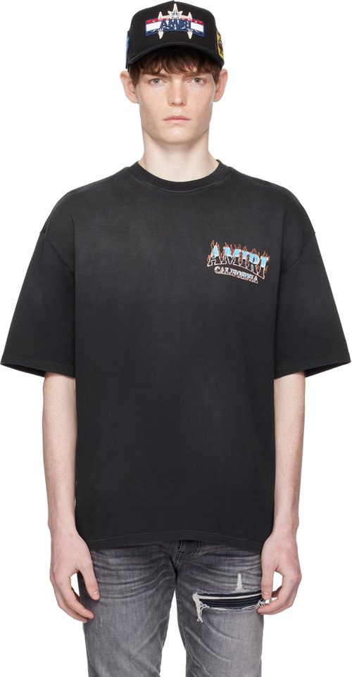 AMIRI Sunny Place Tee | Size L - Black - AMJYTE1210