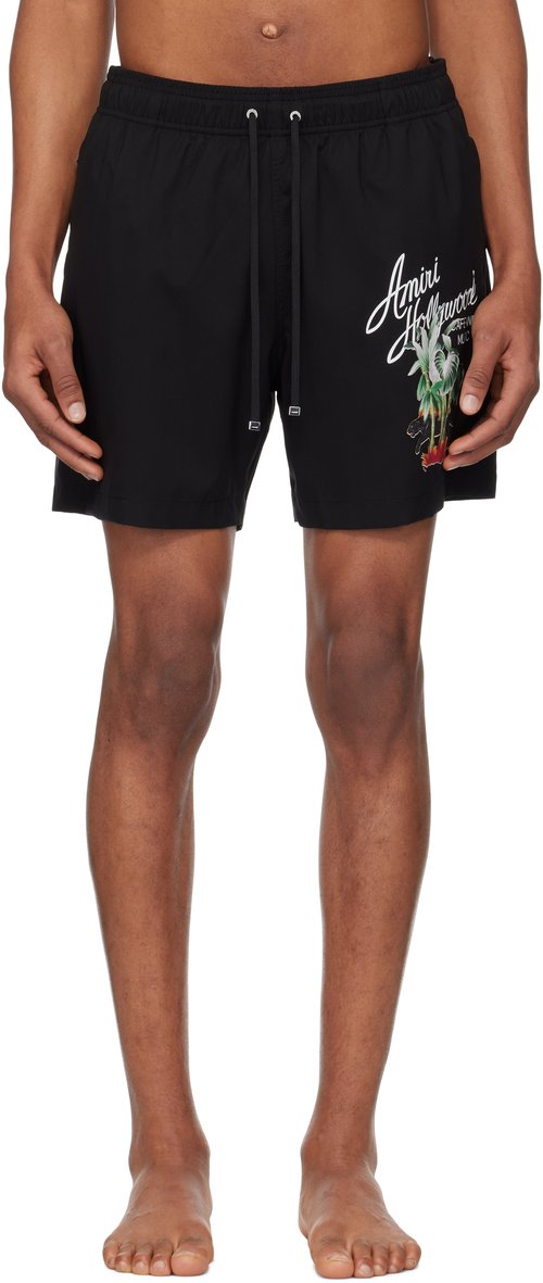 AMIRI Hollywood Swim Trunk | Size XXL - Black - AMSWTK1033