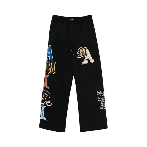 AMIRI Varsity Patch Sweatpant - Black - AMBMPA1020
