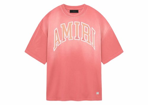 AMIRI Vintage Oversized Tee - Cranberry - AMJYTE1052