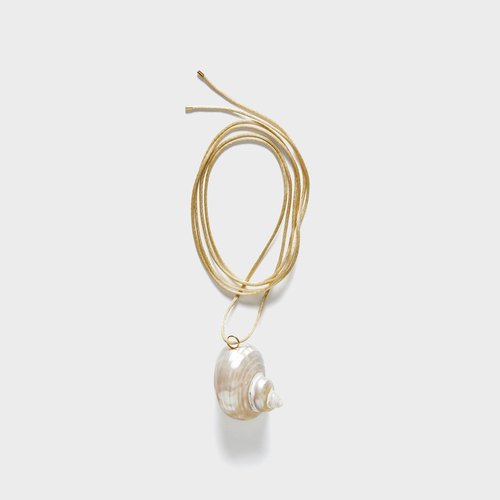 Anni Lu Shell On A String Necklace - Vanilla - -2.1-20