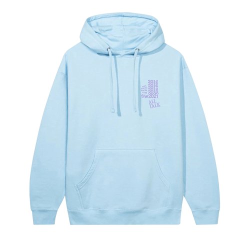 Anti Social Social Club All Talk On A Blog Hoodie - 1020 100000106ATBH BLUE