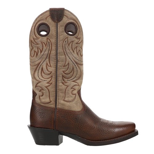 Ariat Sport Embroidered Square Toe Pull On Cowboy Boots - Brown - 10.50992
